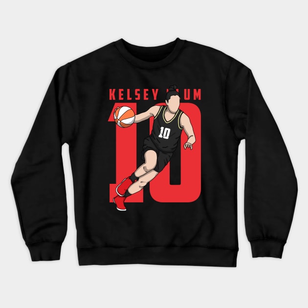 Kelsey Plum Comic Style Crewneck Sweatshirt by mia_me